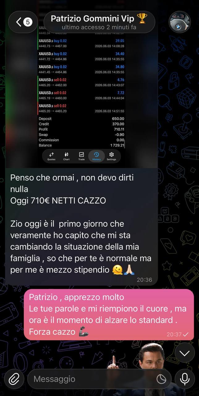 Risultato reale di Patrizio Gommini